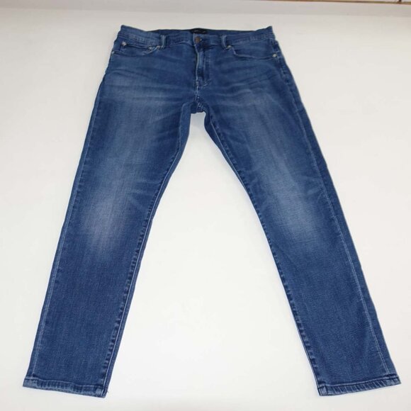 Lucky Brand Men's 411 Athletic Taper Jeans Size 36 x 30 Blue Mid Rise Denim - Picture 1 of 9